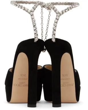 Jimmy Choo Saeda 125 プラットフォーム ヒールサンダル - サムネイル2