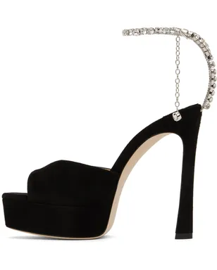 Jimmy Choo Saeda 125 プラットフォーム ヒールサンダル - サムネイル3