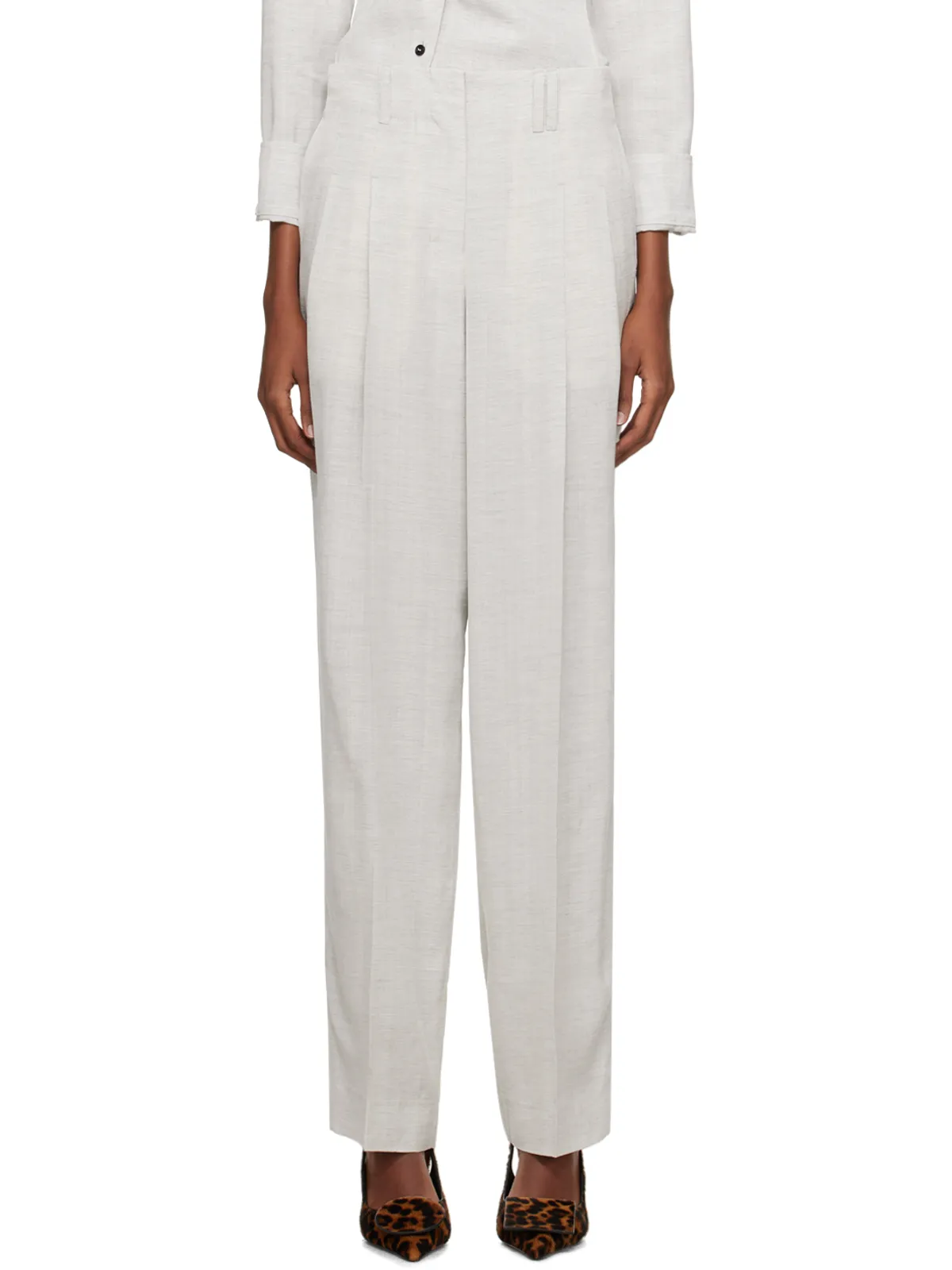 JACQUEMUS Les Sculpturesコレクション ブラック Le pantalon Titolo トラウザーズ - 画像1
