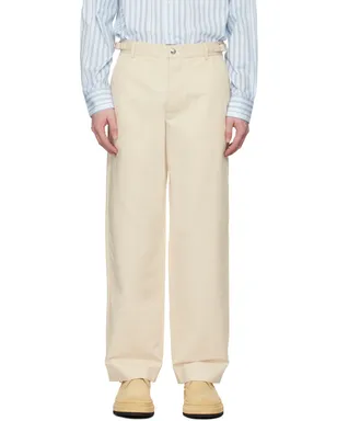 JACQUEMUS Les Classiquesコレクション オフホワイト Le pantalon Jean トラウザーズ - サムネイル1