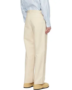 JACQUEMUS Les Classiquesコレクション オフホワイト Le pantalon Jean トラウザーズ - サムネイル3