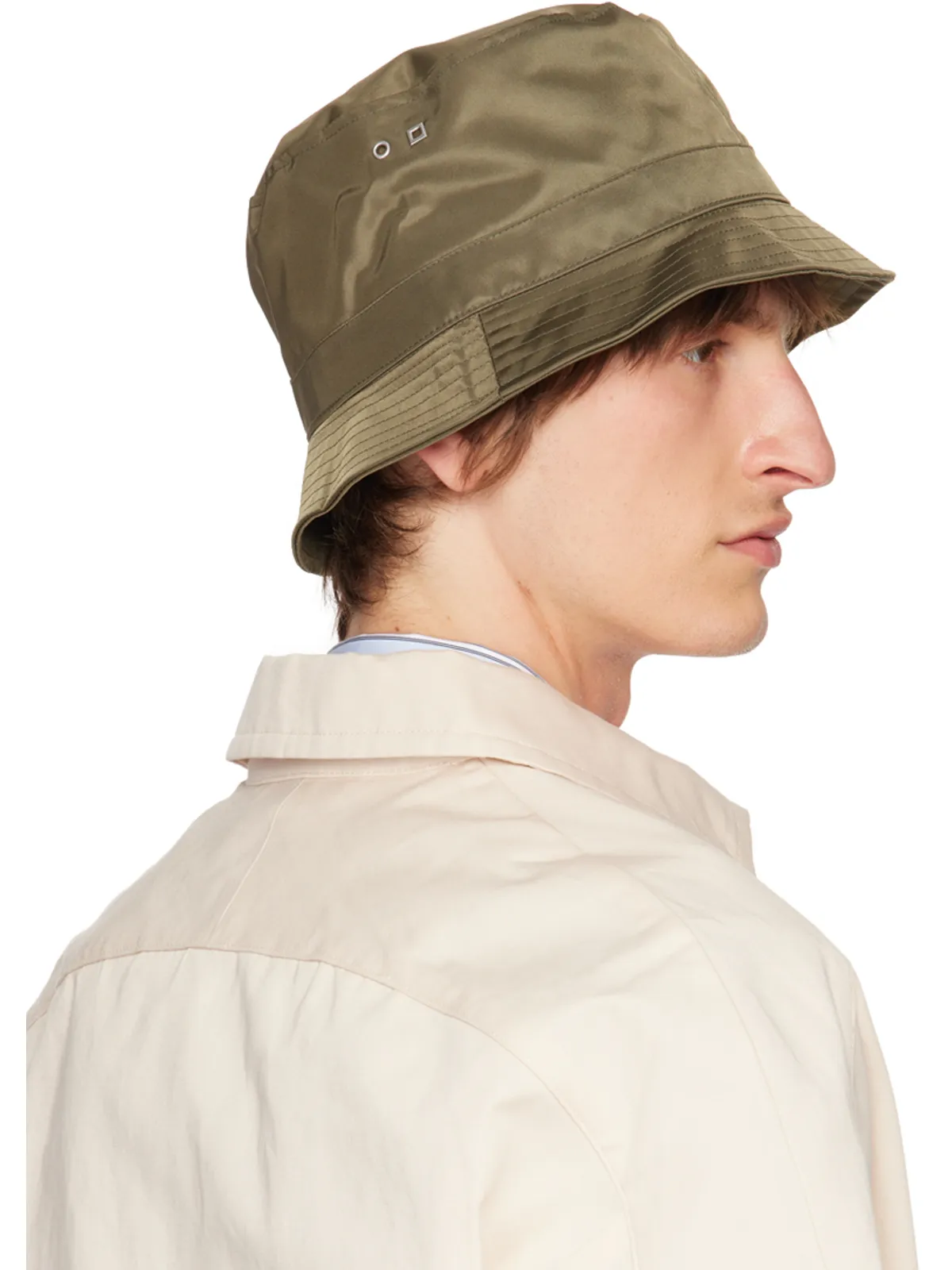 JACQUEMUS Le Chouchouコレクション カーキ Le bob Ovalie ハット - 画像3