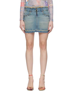 GUESS USA Western デニム ミニスカート - サムネイル1