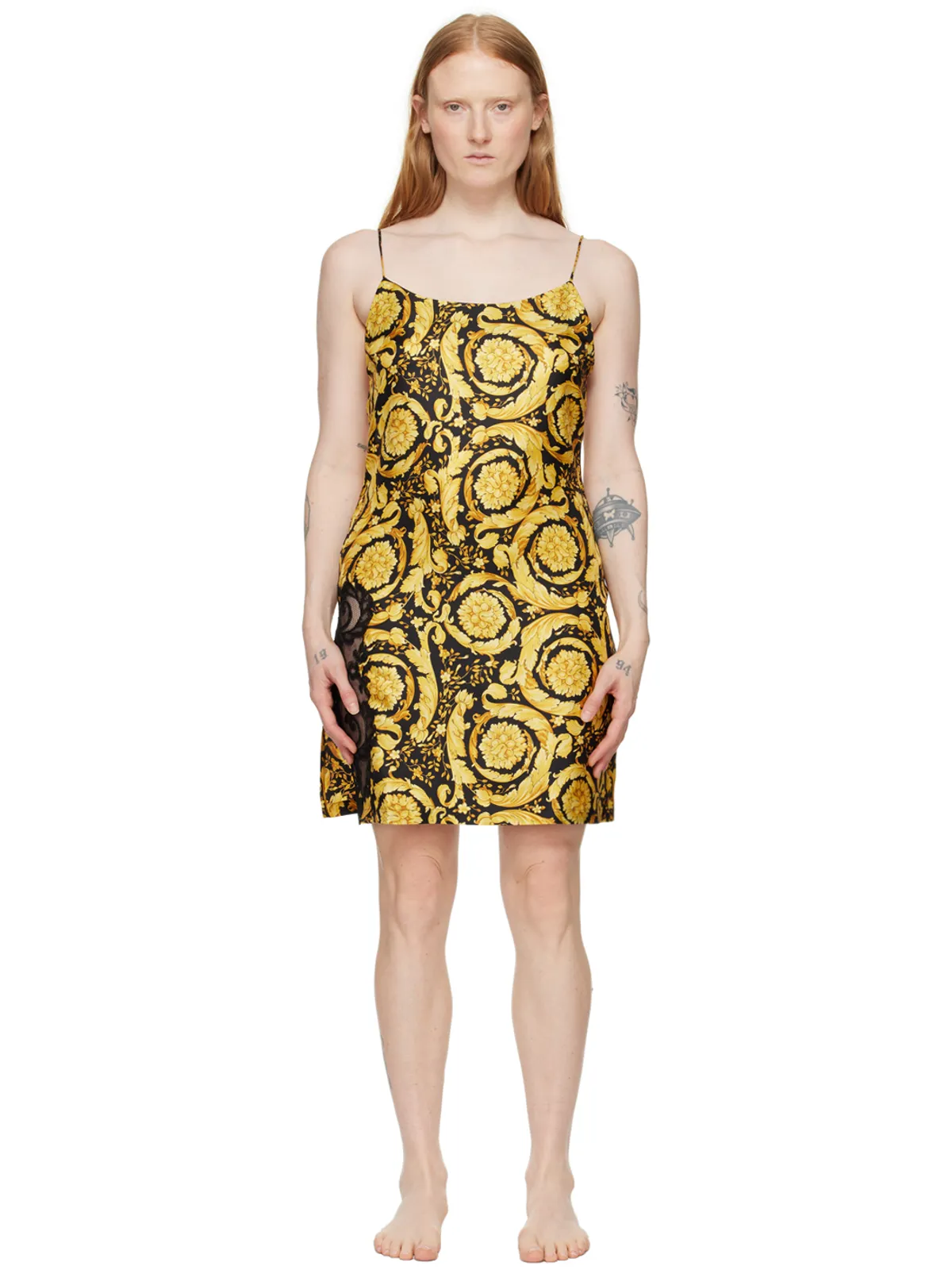 Versace Underwear バロッコ スリップドレス - 画像1