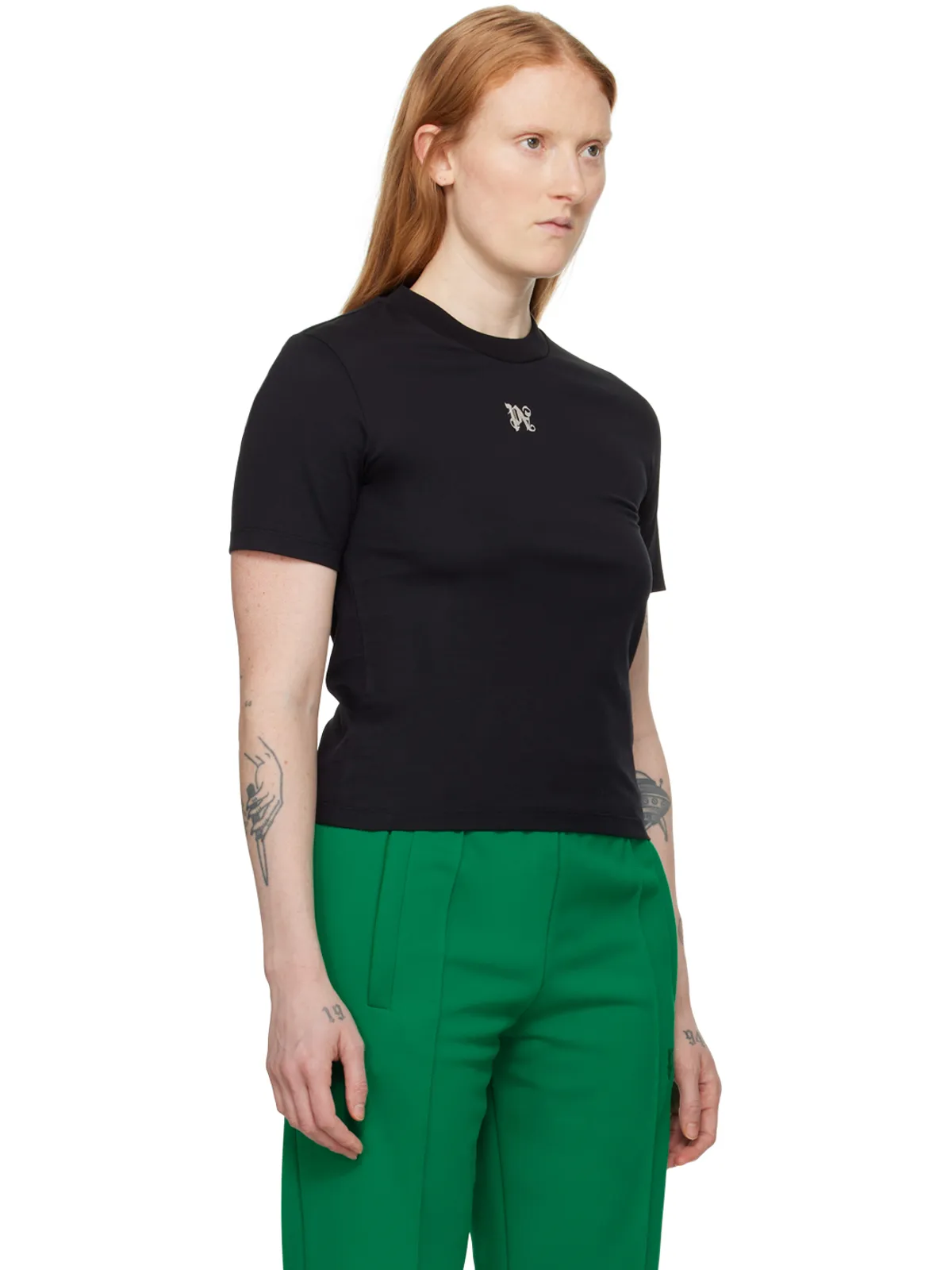 Palm Angels モノグラム Tシャツ - 画像2
