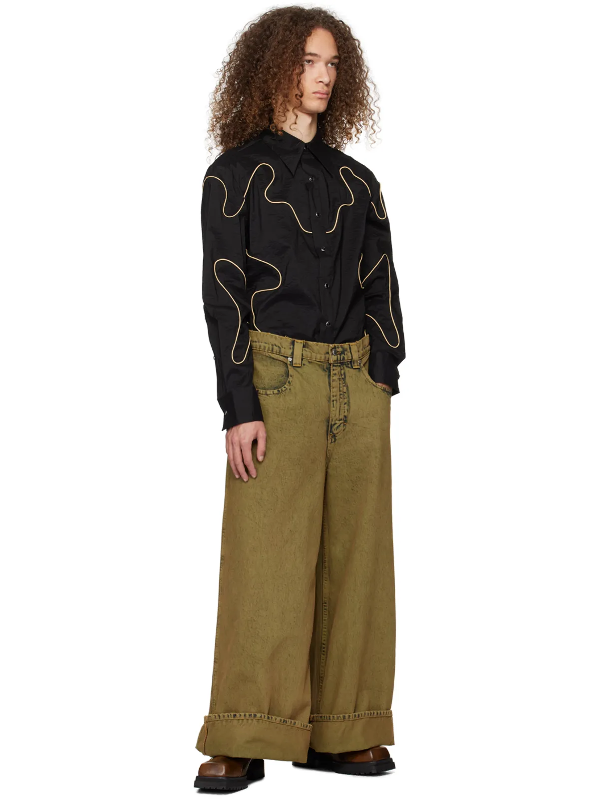 Eckhaus Latta スタック ブーツ - 画像5