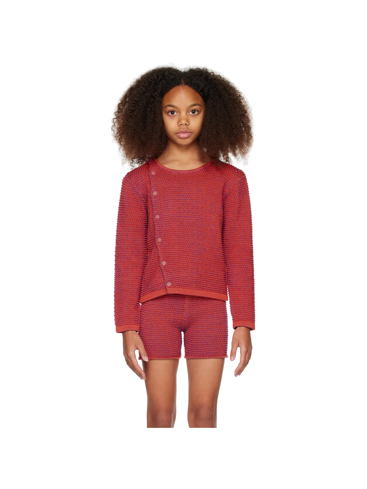 Eckhaus Latta キッズ｜SSENSE限定 Field スナップカーディガン - 画像1