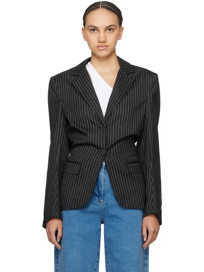 REMAIN Birger Christensen REMAIN Birger Christensen ストライプ テーラードジャケットの商品画像