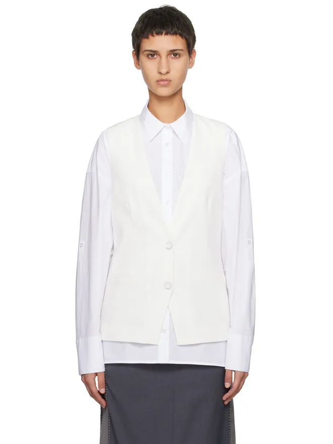 REMAIN Birger Christensen REMAIN Birger Christensen プランジングネック ベストの商品画像