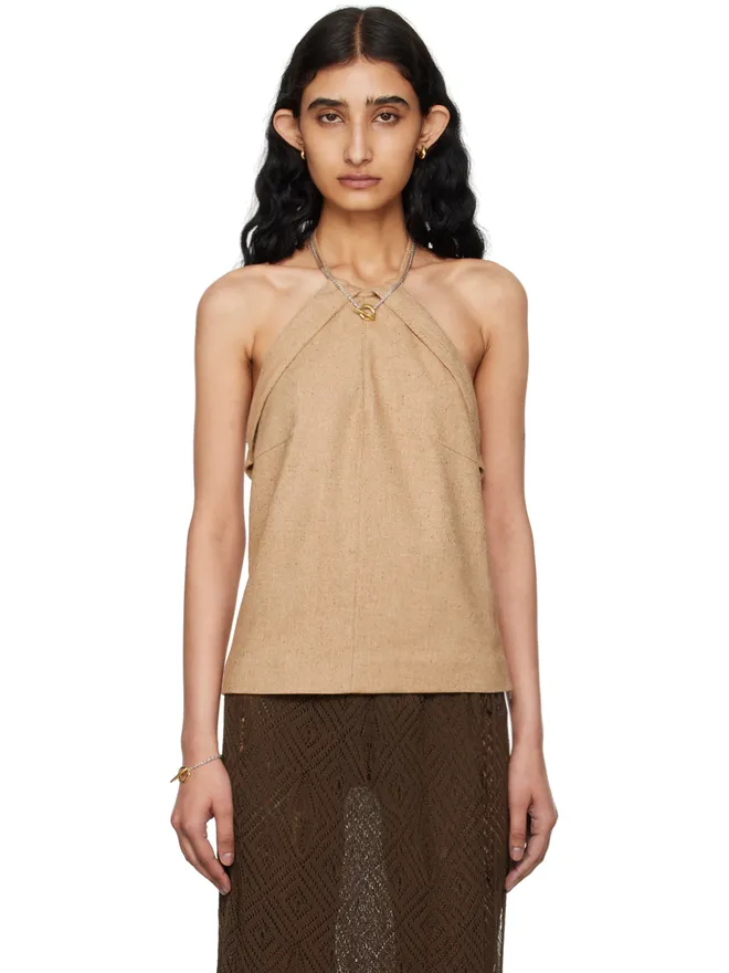 REMAIN Birger Christensen REMAIN Birger Christensen ホルターネック トップスの商品画像