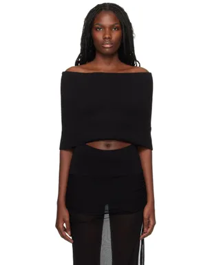 Christopher Esber スラッシュ ショール ニット トップス - サムネイル1