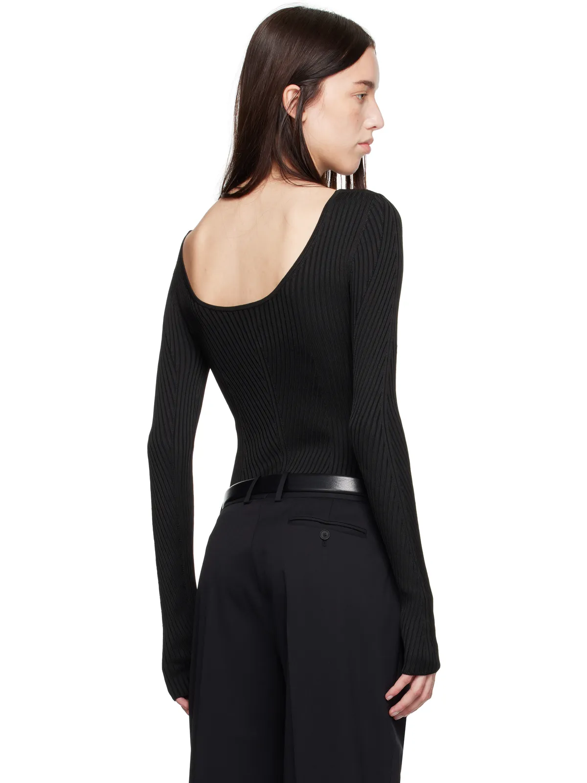 Calvin Klein Halo ビスコース リブ トップス - 画像3