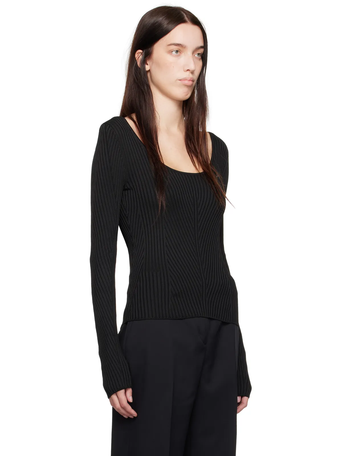 Calvin Klein Halo ビスコース リブ トップス - 画像4