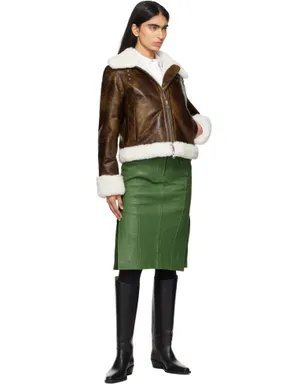 Stand Studio Lorelle フェイクシアリング ジャケット - サムネイル4