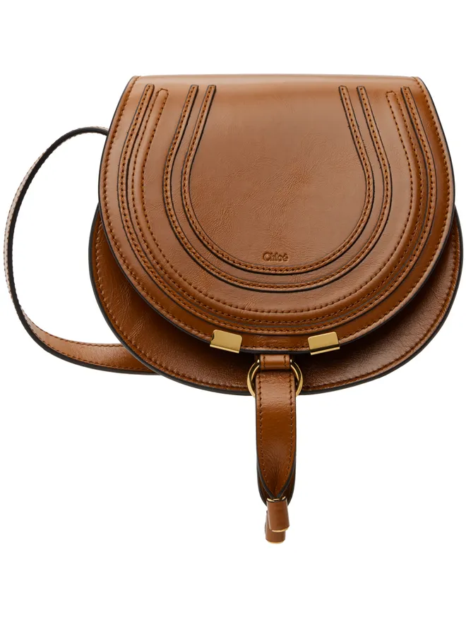 Chloe Chloe スモール Marcie シャイニーレザー サドルバッグの商品画像
