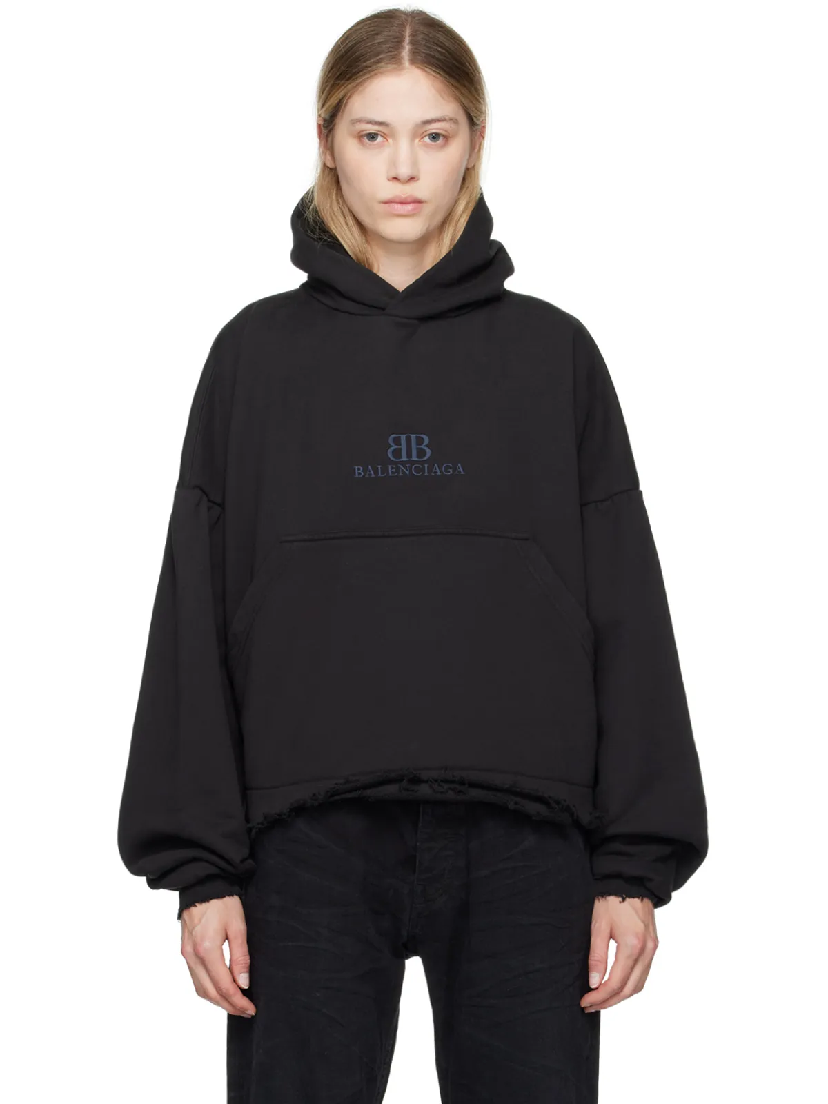 Balenciaga ディストレス フーディ - 画像1