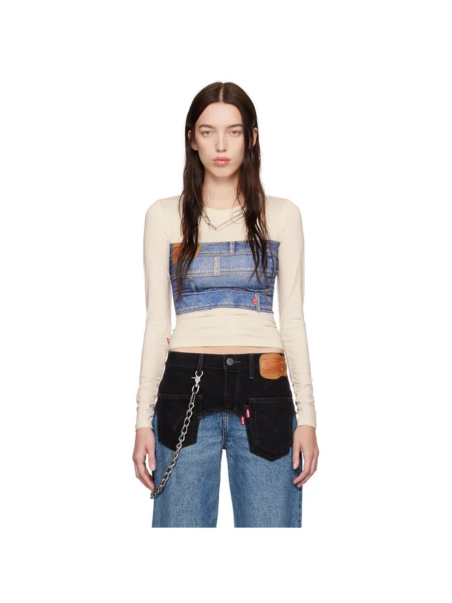 Andersson Bell Andersson Bell Levi'sエディション オフホワイト SecondSkin トップスの商品画像