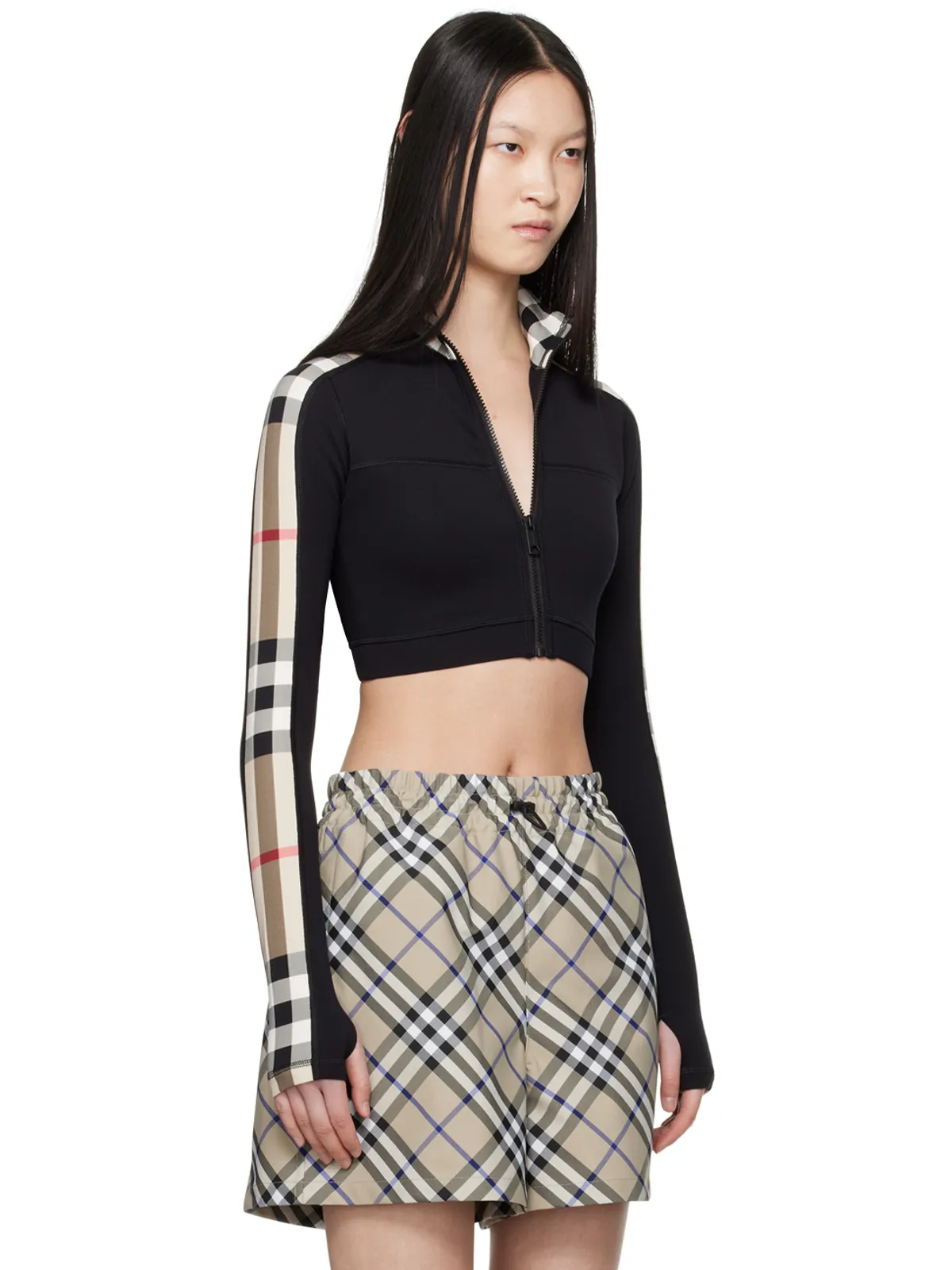 Burberry チェック タートルネック - 画像2