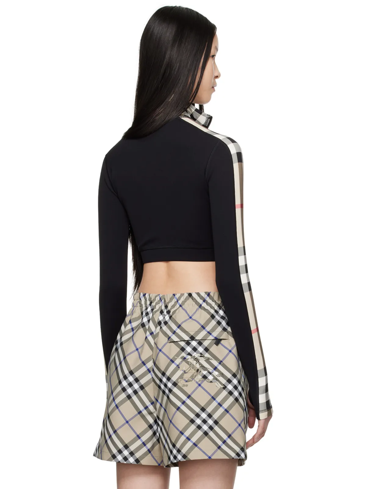 Burberry チェック タートルネック - 画像3