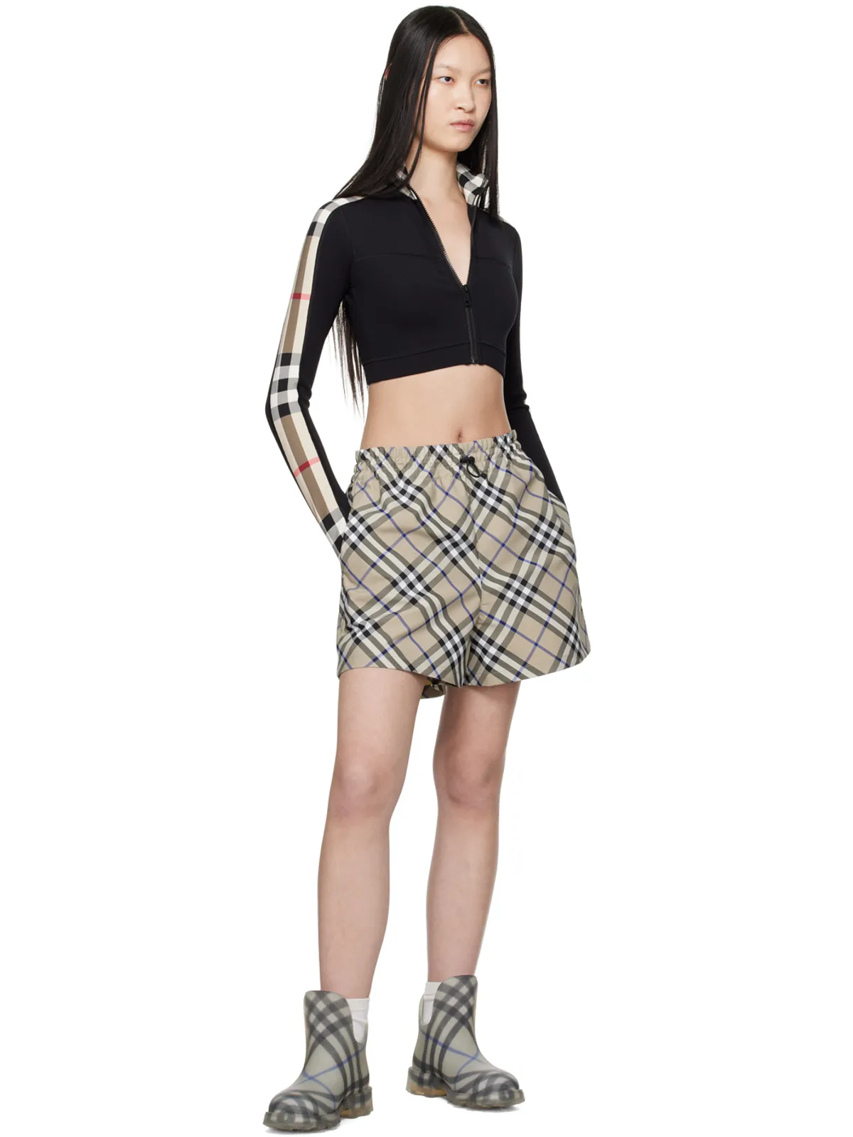 Burberry チェック タートルネック - 画像4