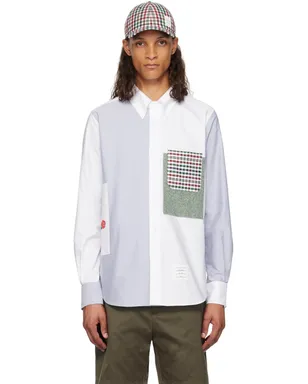 Thom Browne パネル シャツ - サムネイル1