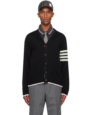 Thom Browne 4-Bar ファインウール リラックスフィット カーディガン - サムネイル1