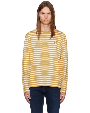Maison Kitsuné ボールド フォックスヘッド パッチ レギュラー マリン Tシャツ - サムネイル1