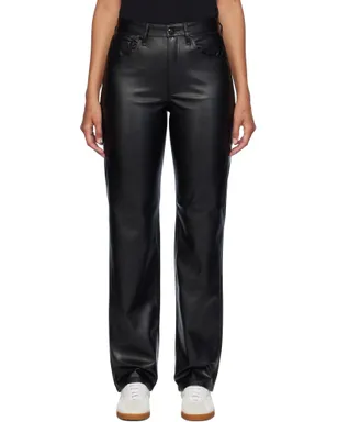 Rag & Bone Harlow フェイクレザー パンツ - サムネイル1