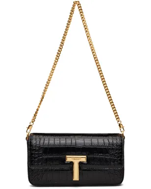 TOM FORD ミニ Wallis クロコダイル レザー バッグ - サムネイル1