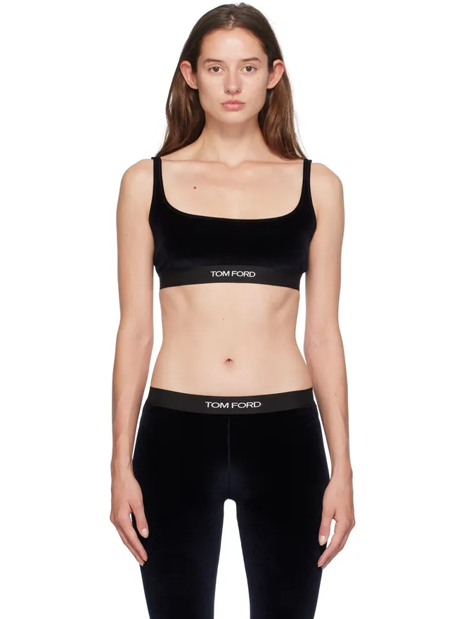 TOM FORD TOM FORD ジャカードロゴ ブラの商品画像