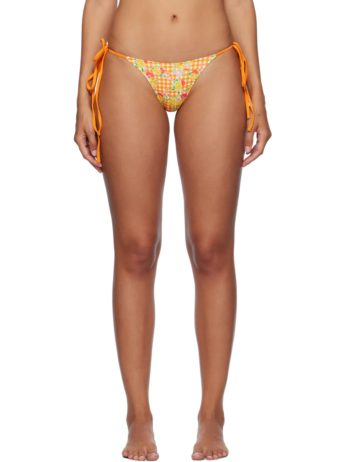 Frankies Bikinis Divine Skimpy フローラル ビキニボトム - 画像1