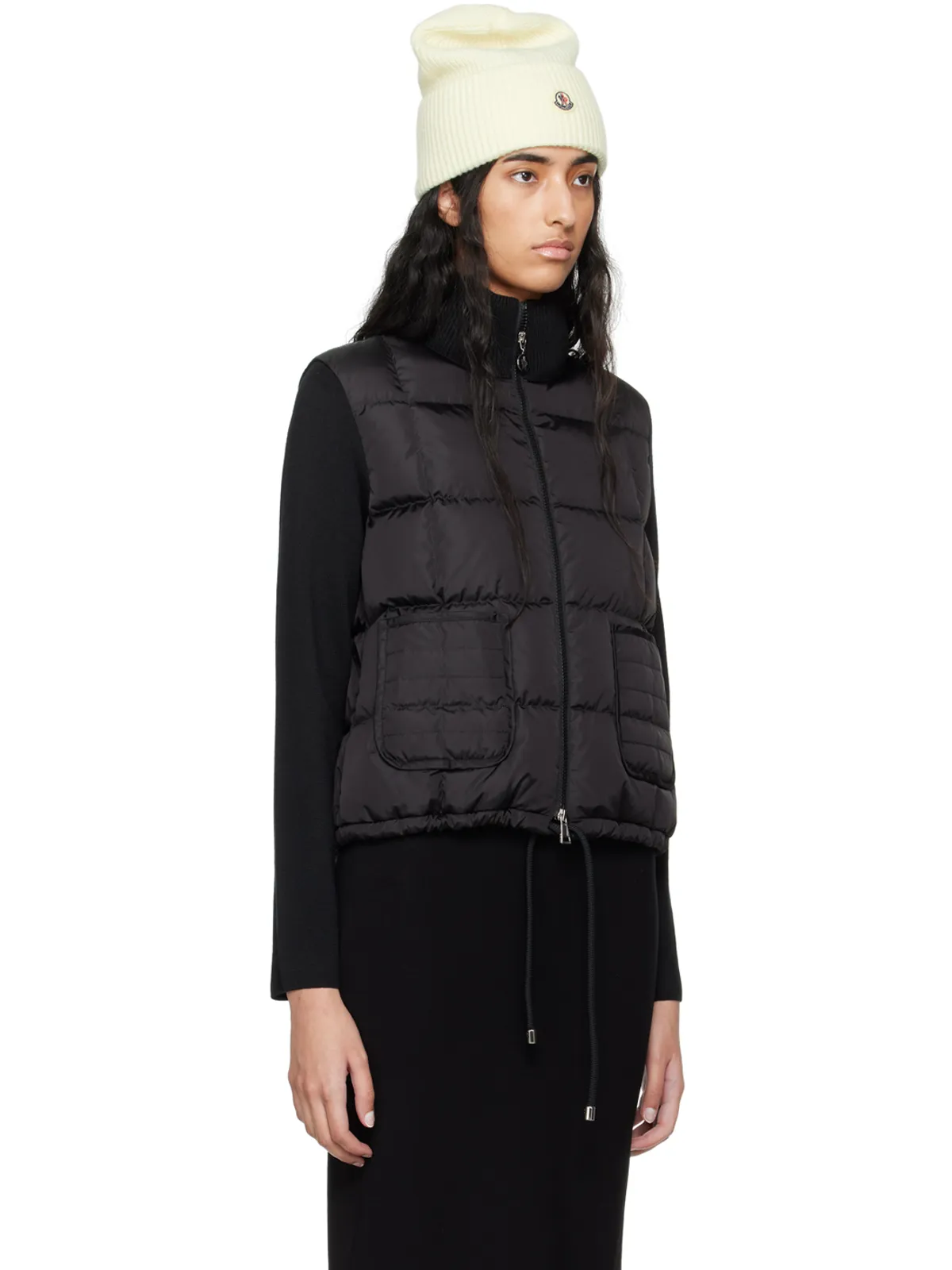 Moncler パネル ダウン カーディガン - 画像2