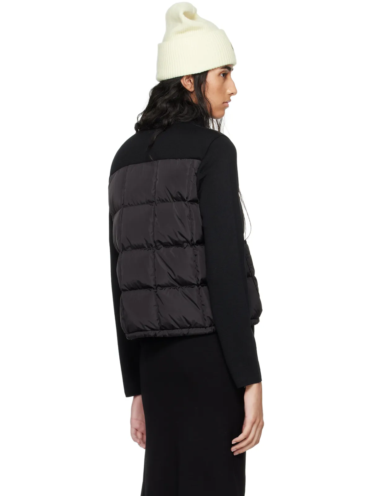 Moncler パネル ダウン カーディガン - 画像3