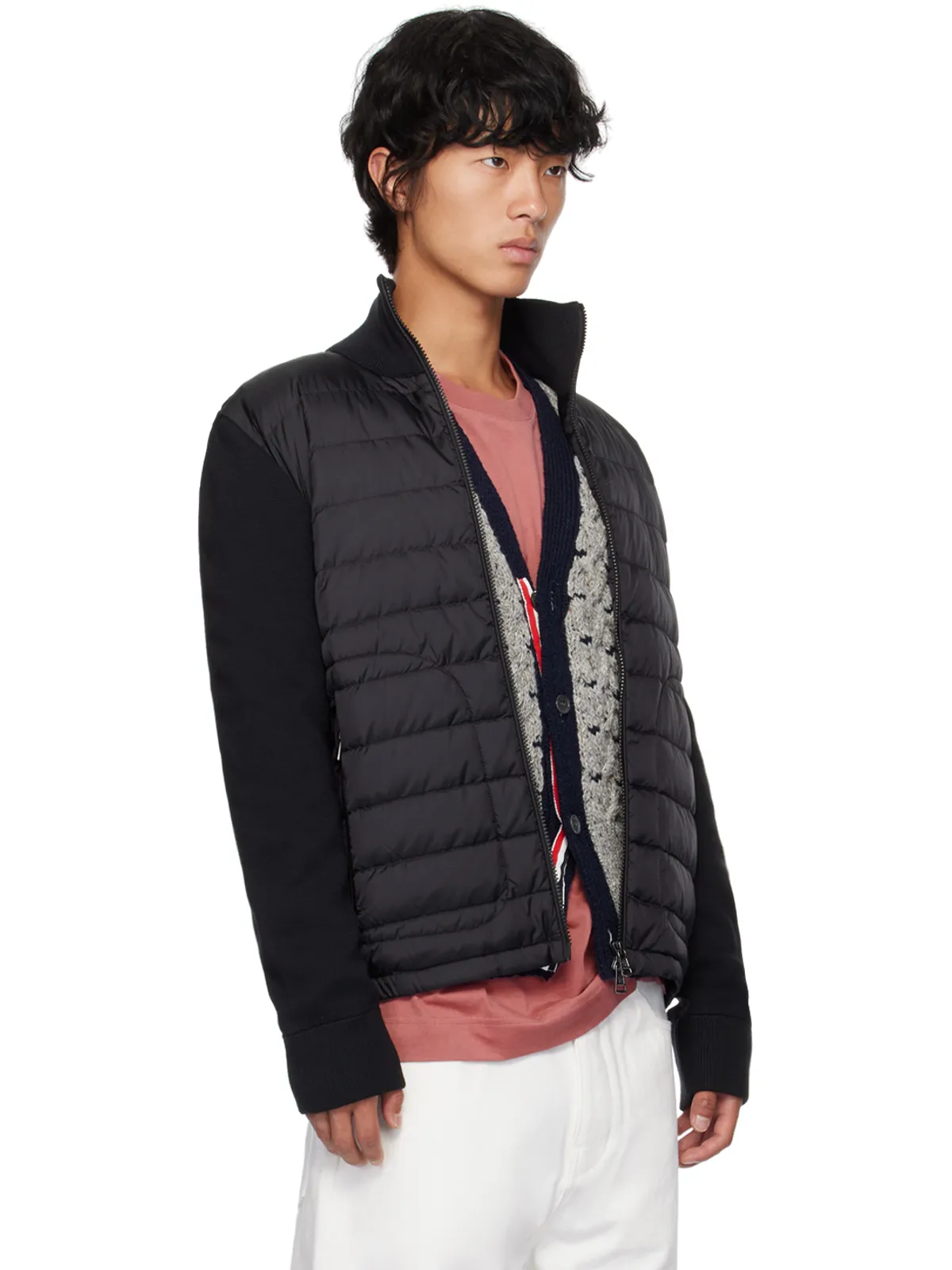 Moncler キルティング ダウン カーディガン - 画像2