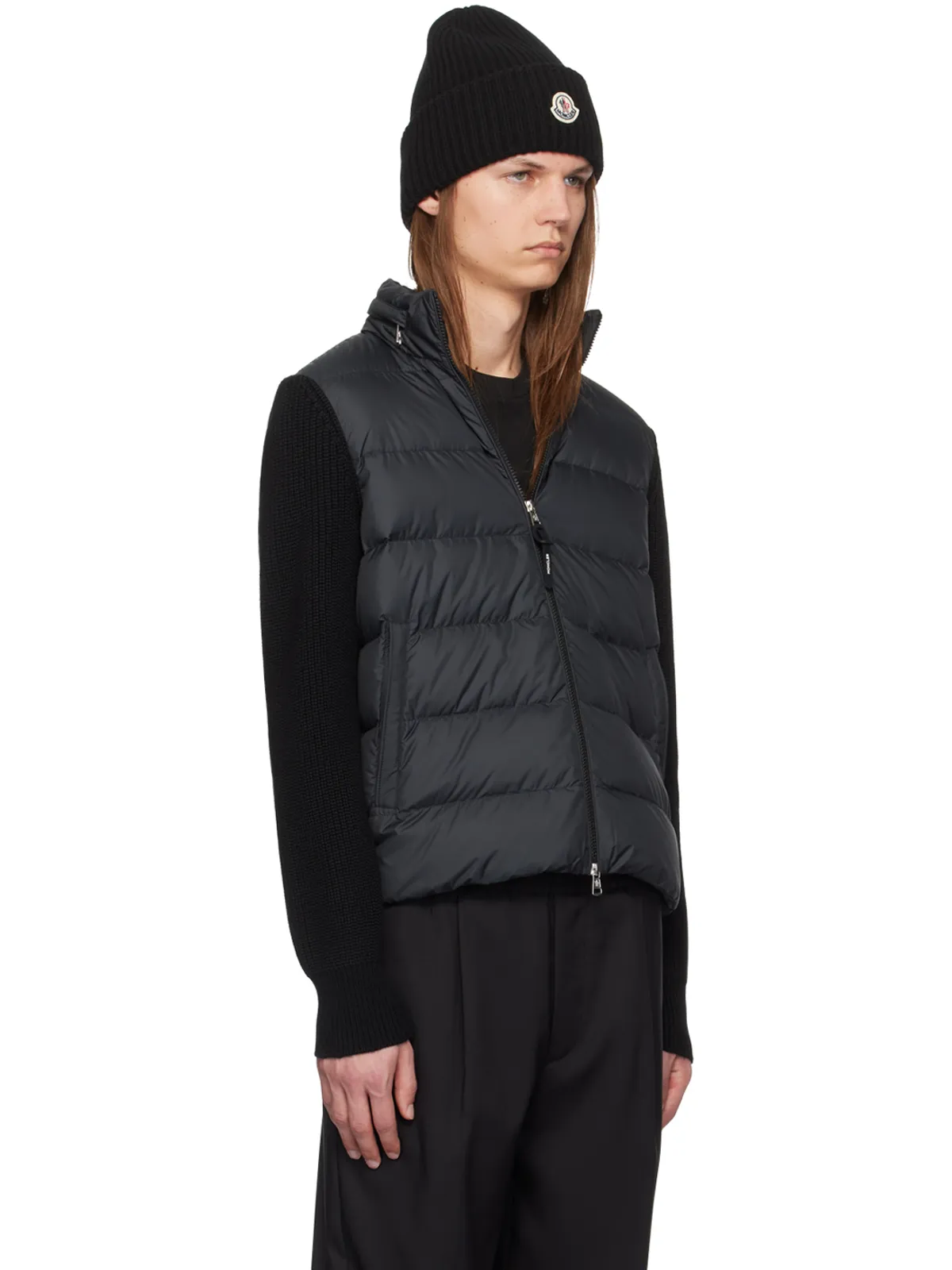 Moncler パデッド ジップアップ ダウンフーディ - 画像2