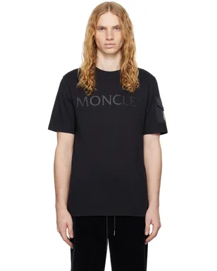 Moncler ラミネートロゴ Tシャツ - サムネイル1