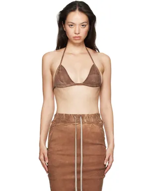 Rick Owens DRKSHDW Porterville ホイル ストレッチデニム ブラ - サムネイル1