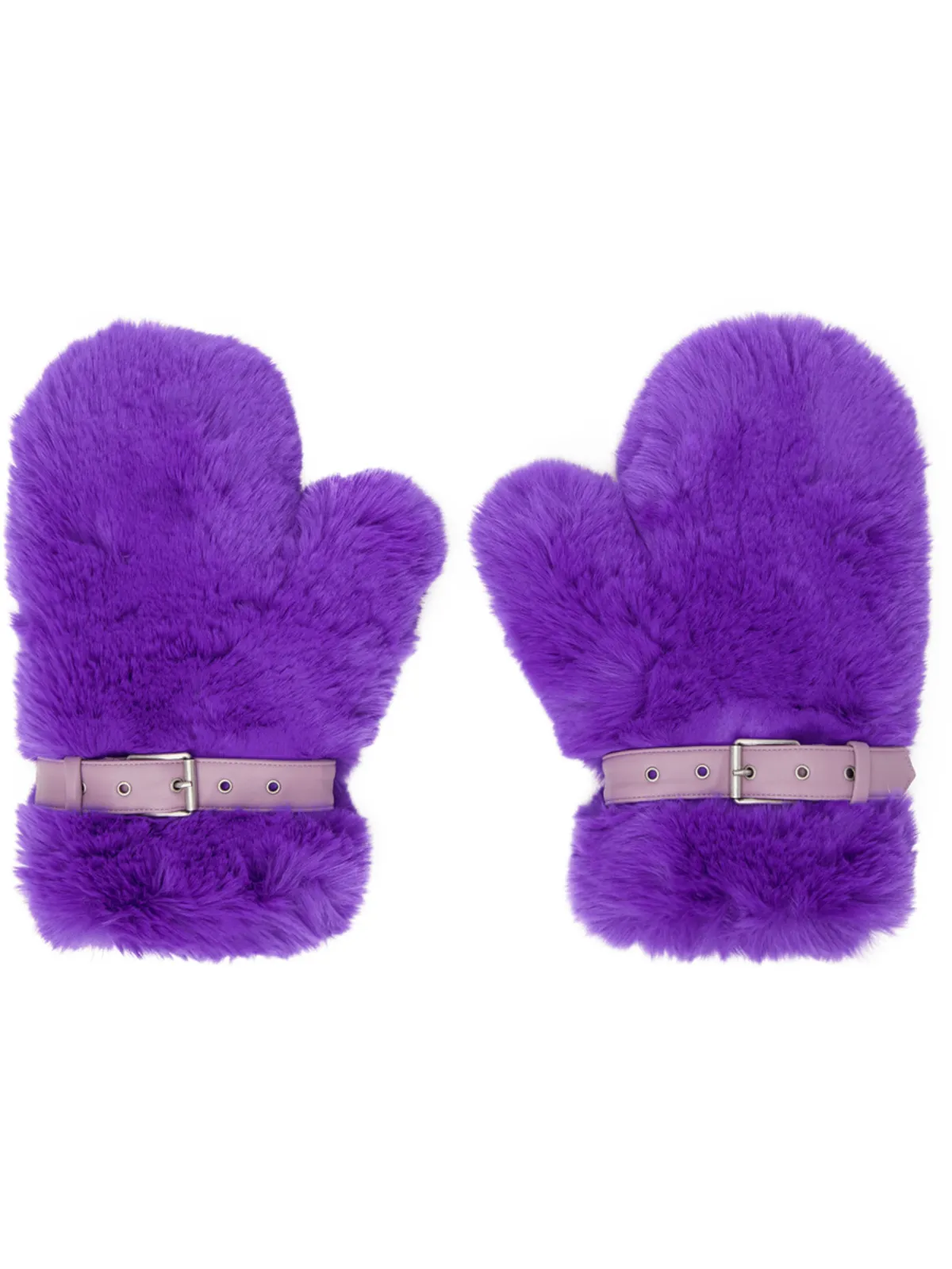 Acne Studios Fluffy バックル ミトン - 画像1