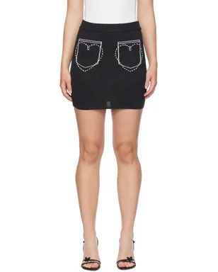 Moschino Jeans ハートポケット ミニスカート - サムネイル1