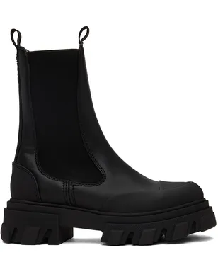Ganni Stitch Cleated ハーフ チェルシーブーツ - サムネイル1
