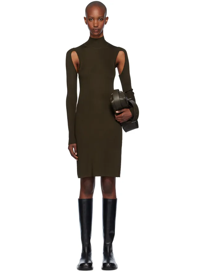 Helmut Lang Helmut Lang Air タートルネック ミディアムワンピースの商品画像