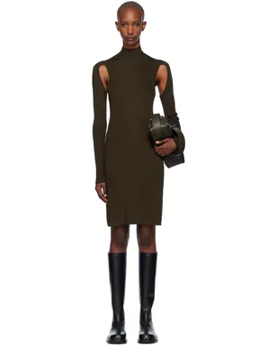 Helmut Lang Air タートルネック ミディアムワンピース - サムネイル1