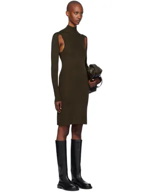 Helmut Lang Air タートルネック ミディアムワンピース - サムネイル2