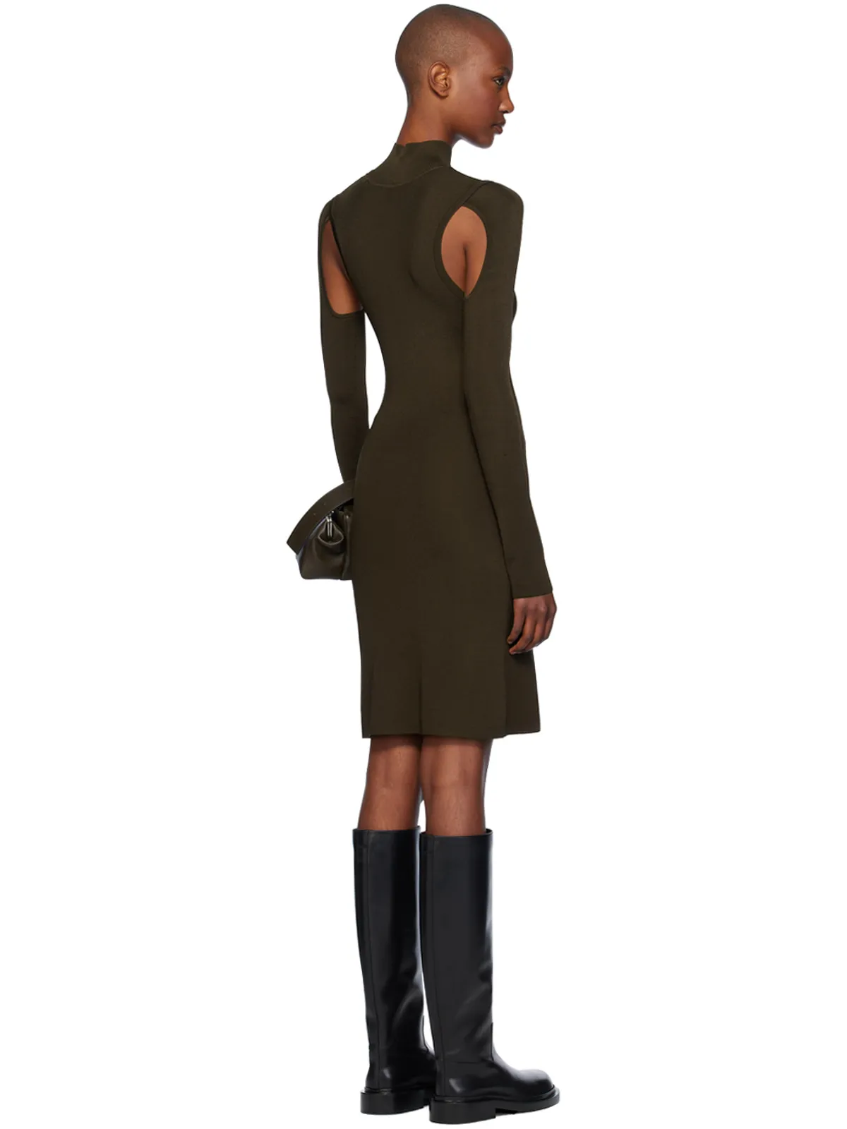 Helmut Lang Air タートルネック ミディアムワンピース - 画像3