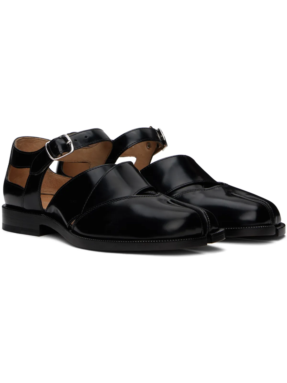 Maison Margiela レザー Tabi サンダル - 画像4