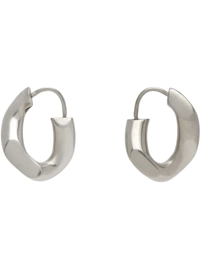 Maison Margiela Maison Margiela シルバー フープピアスの商品画像