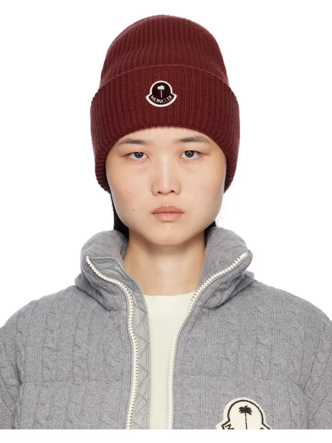 Moncler Genius Moncler Genius Moncler x Palm Angels ロゴ ビーニーの商品画像