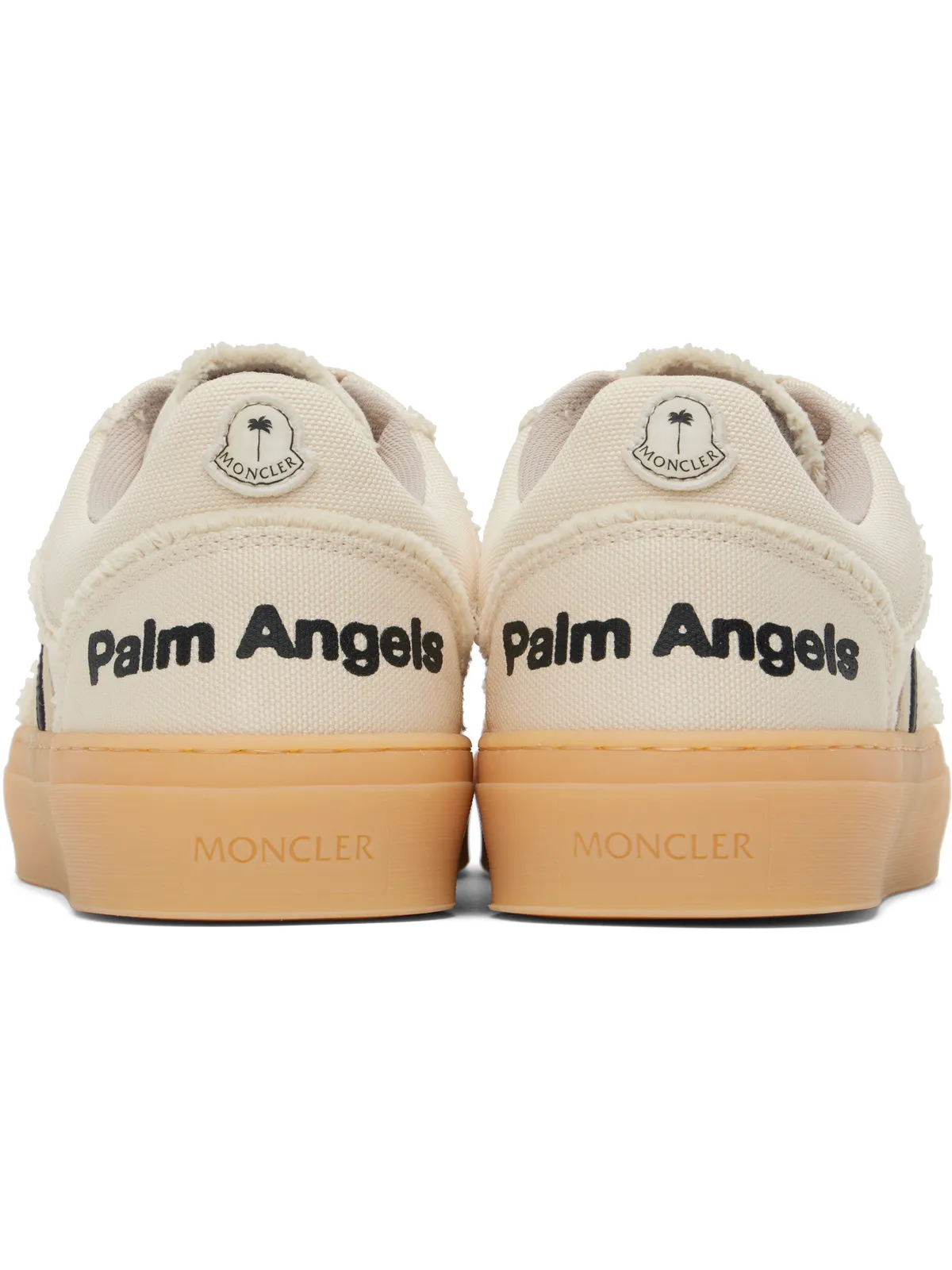 Moncler Genius Moncler x Palm Angelsコレクション ベージュ ローカットスニーカー - 画像2