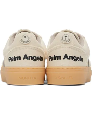 Moncler Genius Moncler x Palm Angelsコレクション ベージュ ローカットスニーカー - サムネイル2