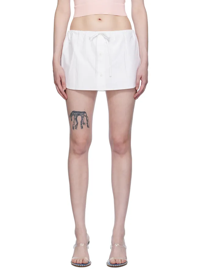 Alexander Wang Alexander Wang ドローストリング スコートの商品画像